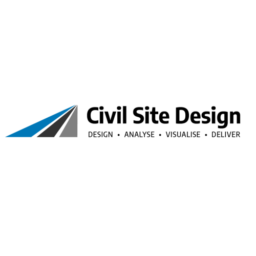 Screenshot of Civil Site Design software interface for infrastructure planning